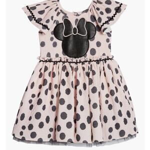 Pippa & Julie Disney Polka Dot Minnie Dress Big Girls/kids  size 8 EUC